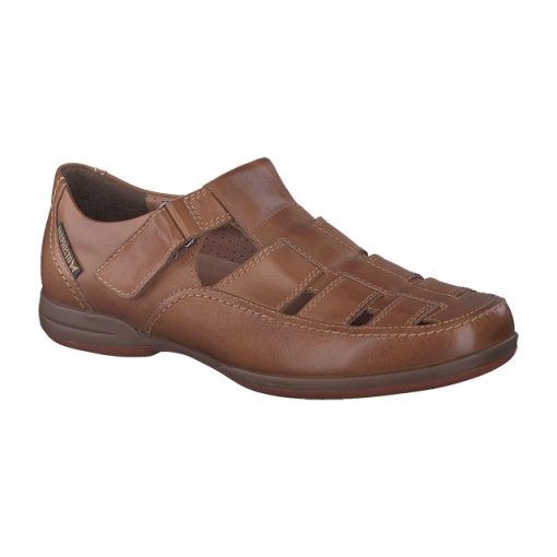 Mephisto tépőzáras lyukacsos cipő Rafael bőr barna