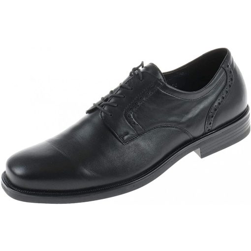 Waldlaufer kényelmi elegáns fűzős cipő Harry bőr fekete