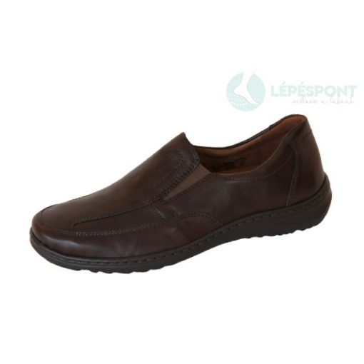 Waldlaufer kényelmi belebújós cipő Herwig bőr barna