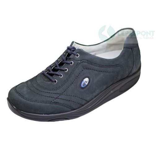 Waldlaufer dynamic gördülő talpú fűzős cipő Herina nubuk kék