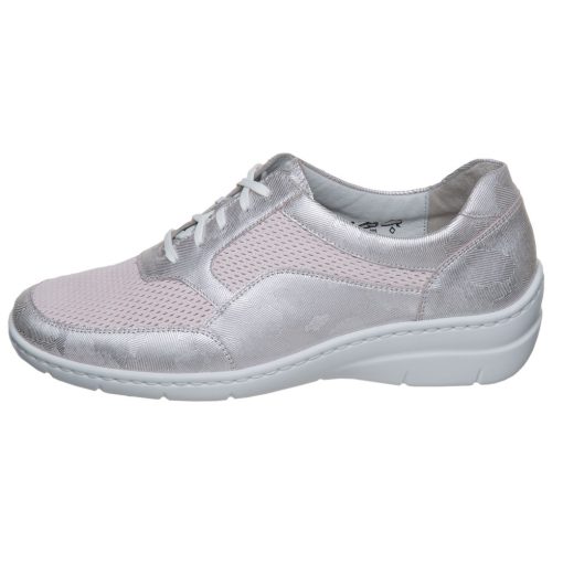 Waldlaufer kényelmi fűzős cipő Hania bőr halvány rózsaszín